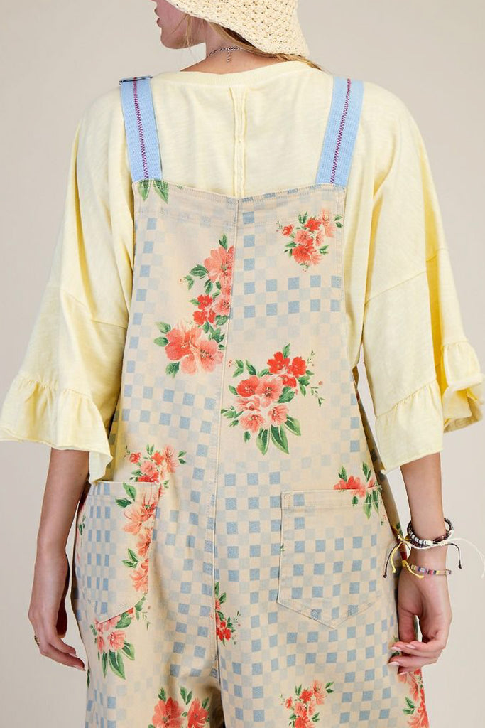 Chopin Floral Overalls