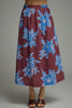 Cocoa Wine Floral Skirt
