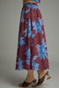 Cocoa Wine Floral Skirt