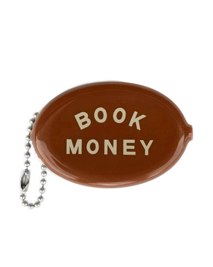 vintage coin pouch, book money