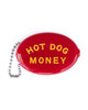 vintage coin pouch, hot dog money
