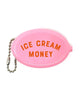 vintage coin pouch, ice cream money