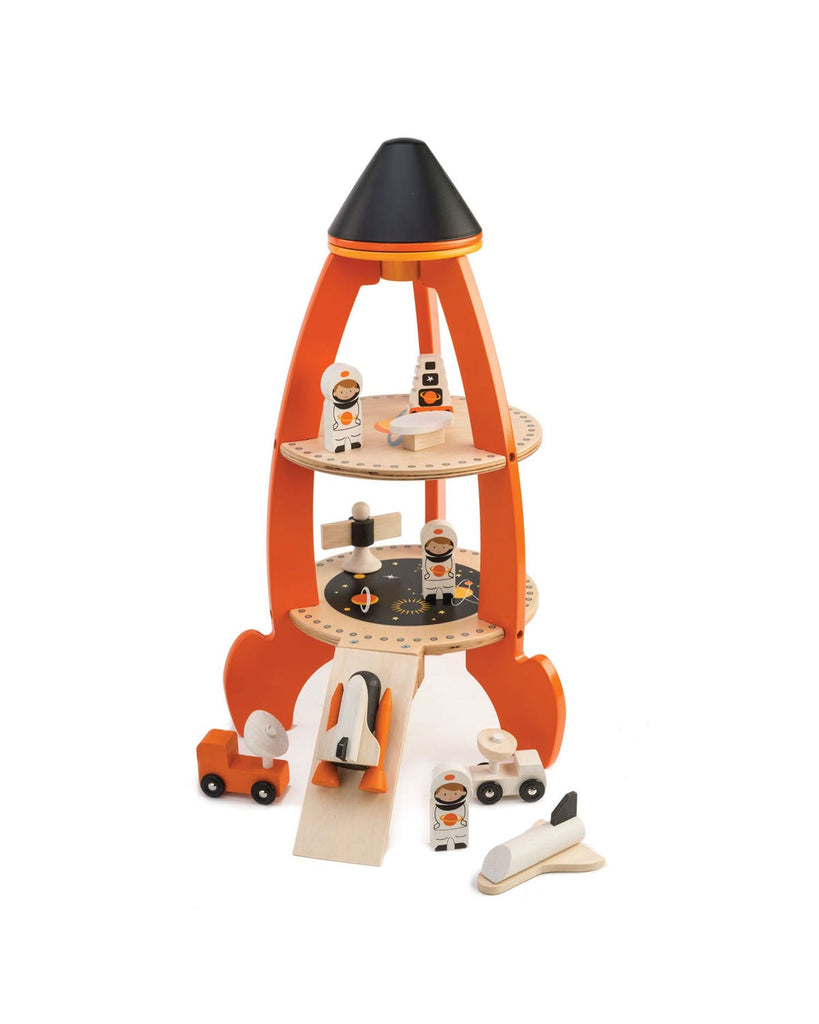 cosmic rocket wooden play set 