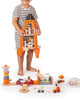 cosmic rocket wooden play set 