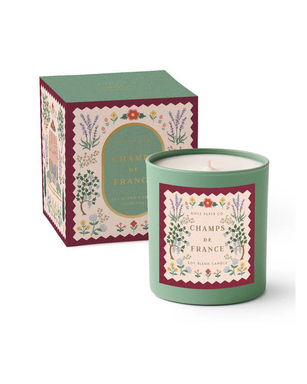 Country Farm Champs de France Glass Candle