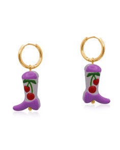 Cowboy Boots Charm Earrings