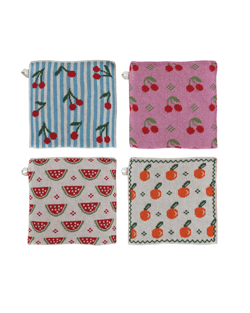 Cozy Cotton Fruit Dish Cloth
