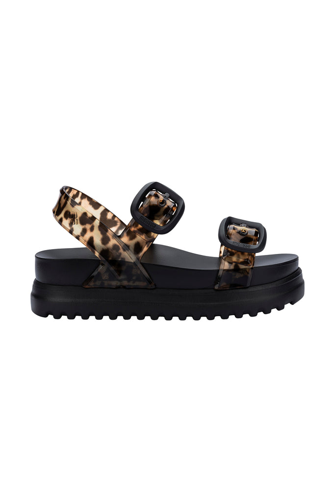 Black & Brown Cozy Sandal Platform 