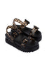 Black & Brown Cozy Sandal Platform 
