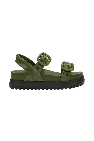 Green Cozy Sandal Platform