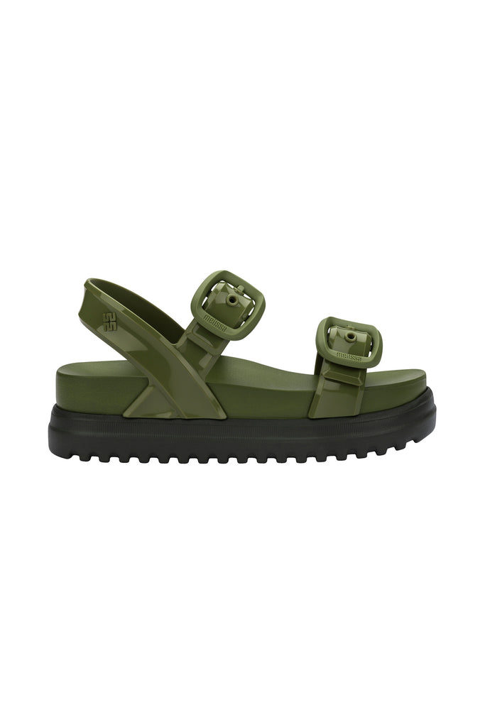 Green Cozy Sandal Platform