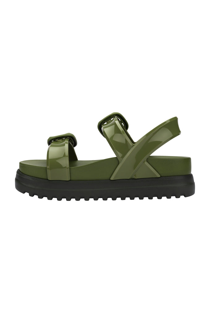 Green Cozy Sandal Platform