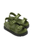 Green Cozy Sandal Platform