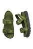 Green Cozy Sandal Platform