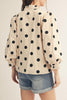 Crescent Polka Dot Blouse 