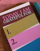 notepad that provides space to write down 3 things you are grateful for today