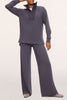 airessentials wide leg pants in dark slate from spanx