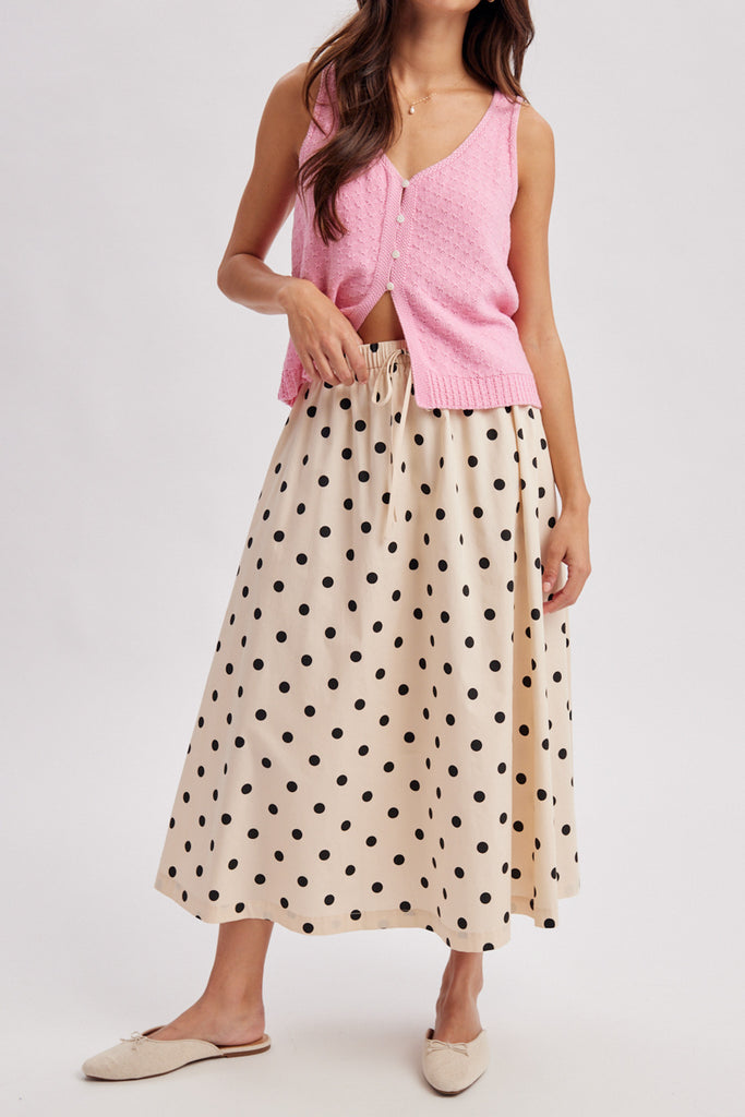 Dauphine Polka Dot Skirt