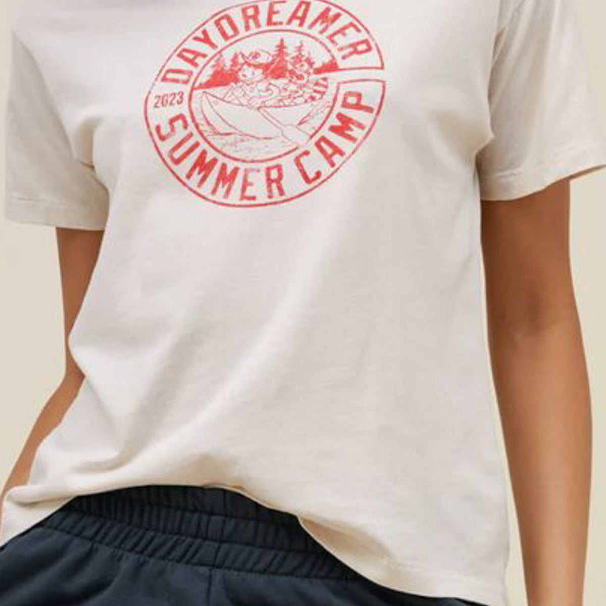 Daydreamer Summer Camp Ringer Tee