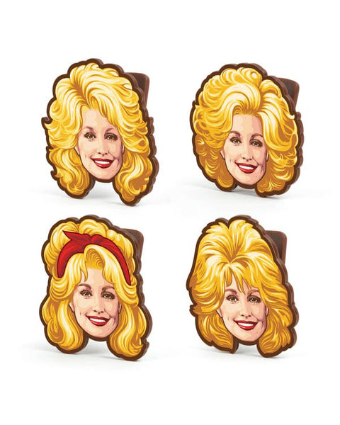 bag clips featuring dolly parton and her iconic hairstyles