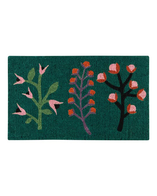 petal power coir door mat