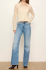 sheer lace button down top in lovely off white