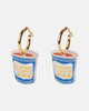 whimsical hoop earrings happy to serve