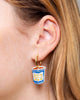 whimsical hoop earrings happy to serve