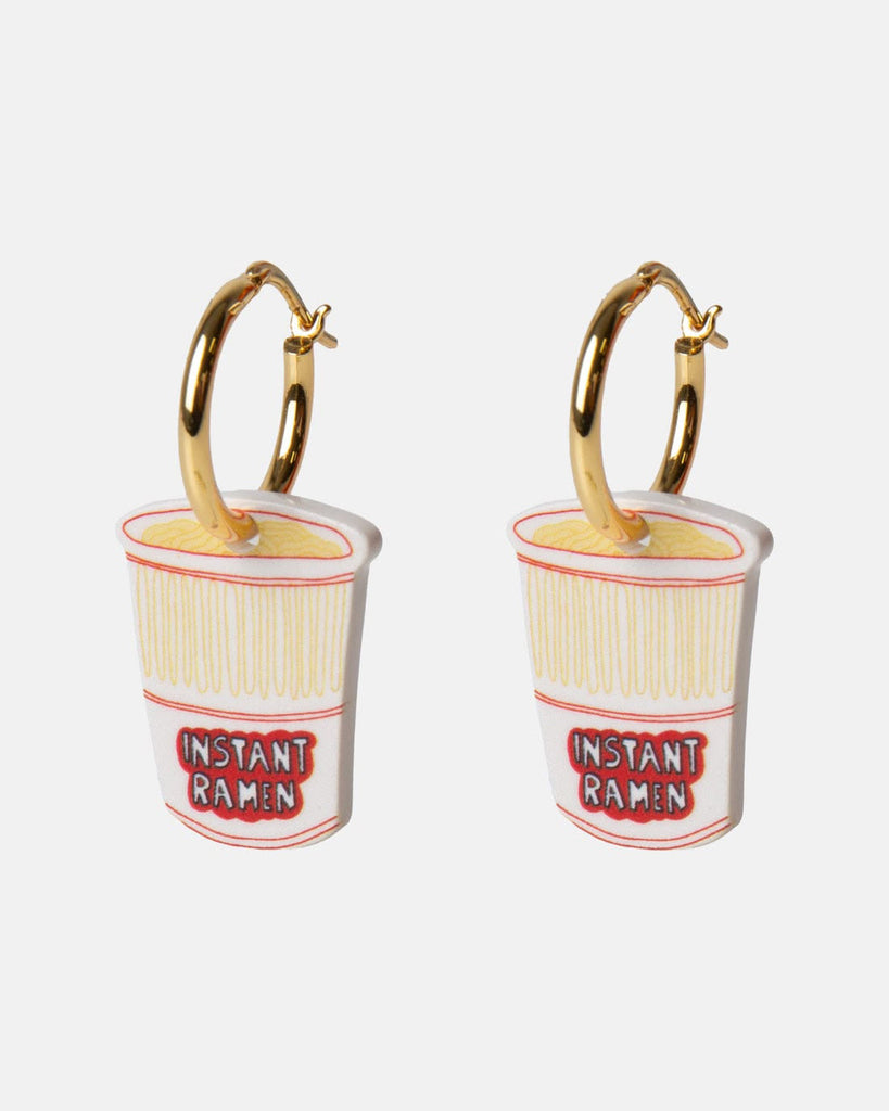 whimsical hoop earrings instant ramen