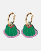 whimsical hoop earrings jelly cake