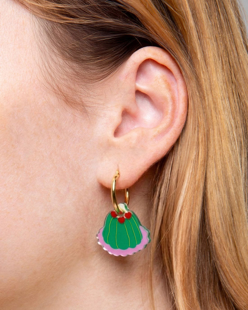whimsical hoop earrings jelly cake