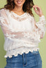 romantic feeling lace top with a cami lining