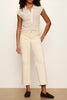 lacey polo top with a half button front and classic collar 