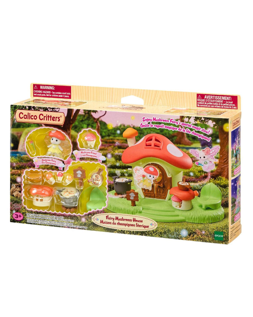 fairy mushroom house play set from calico critters