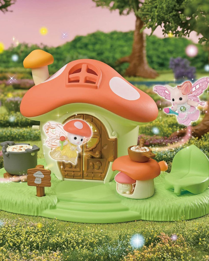 fairy mushroom house play set from calico critters