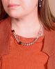 Sapphire, Olive, and Mocha Floating Form Necklace