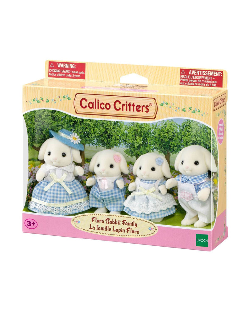 flora rabbit family set from calico critters