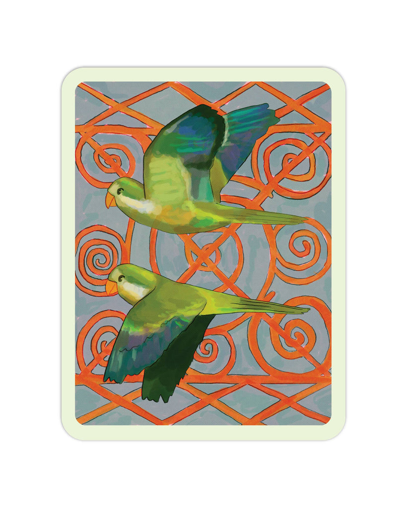 flying birds vinyl sticker