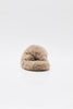 free people soft faux fur slippers in mink