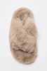 free people soft faux fur slippers in mink