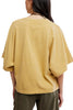 roomy dolman style t-shirt in washed mustard yellow from free people