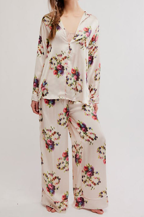 floral pajamas from free people 