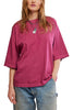 free people easy and oversized tee in bold berry purple