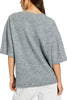 free people staple sweater tee in classic heather grey. 