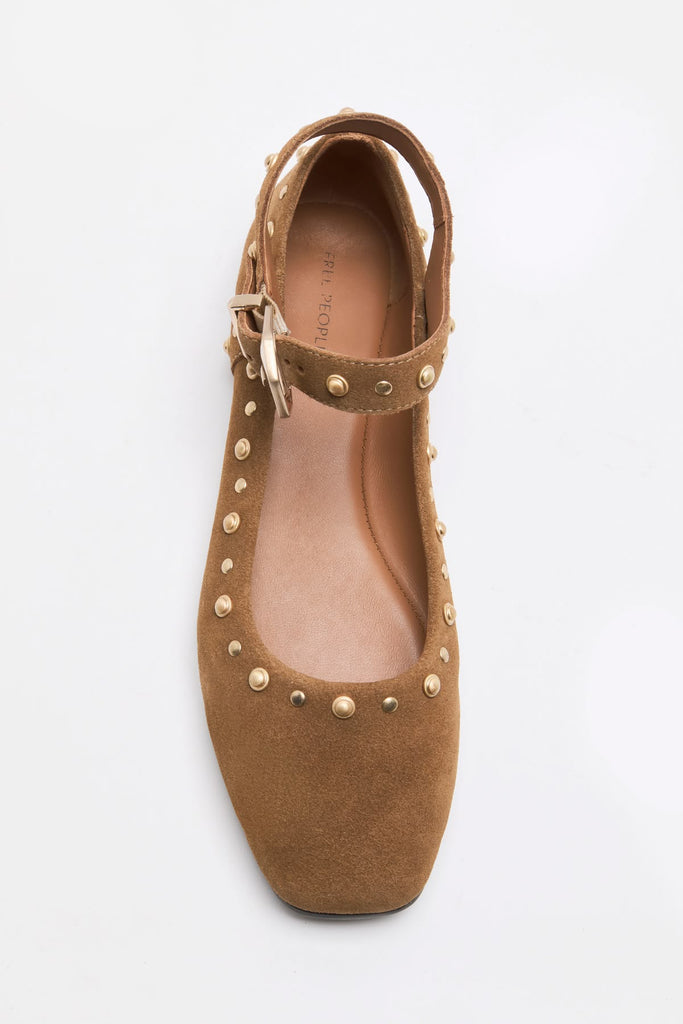 Camel Oiled Suede Mystic Halo Mary Jane  from free people 