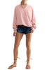 free people long sleeve top in peachy pink