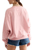 free people long sleeve top in peachy pink