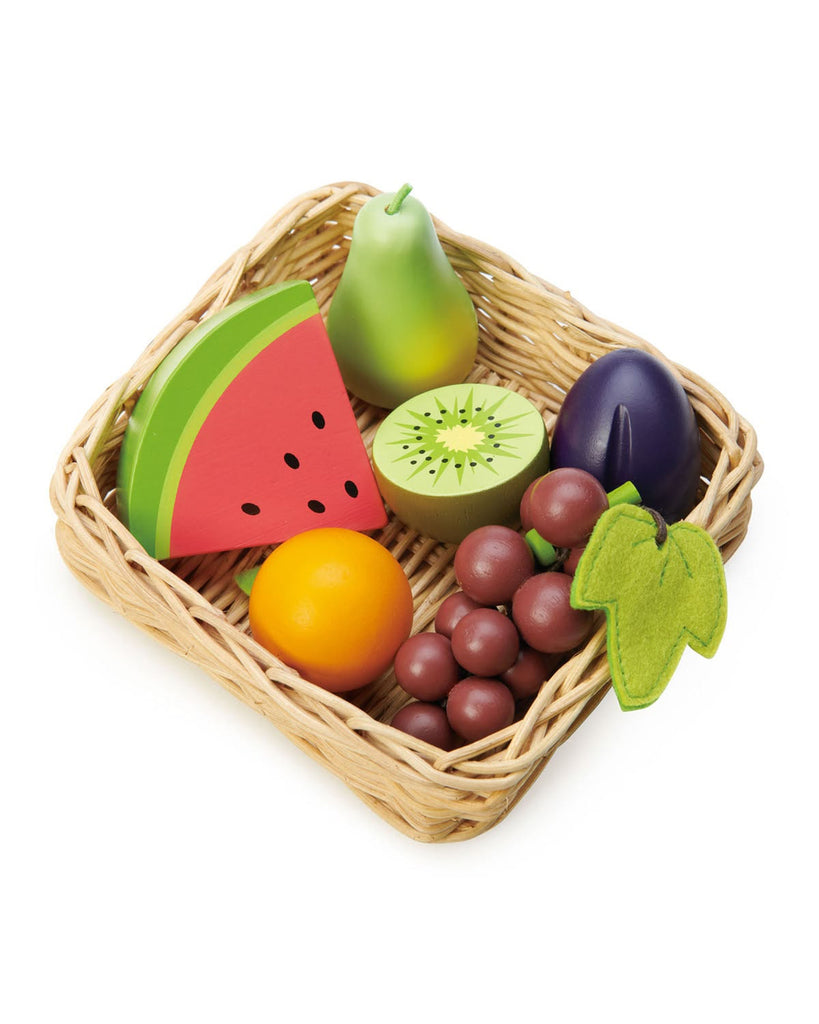 fruity basket wooden toy set 