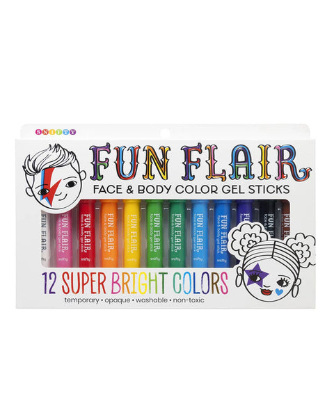 Fun Flair Face & Body Gel Color Sticks