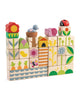 garden blocks wooden play set 